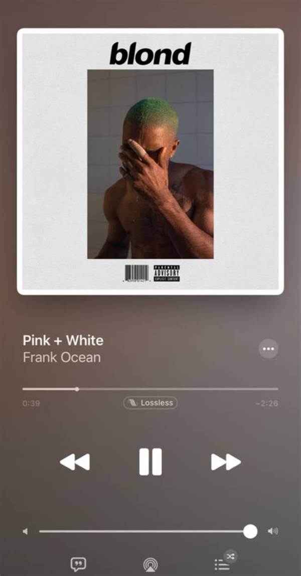 Frank Ocean – Pink + White (Mp3 Download)