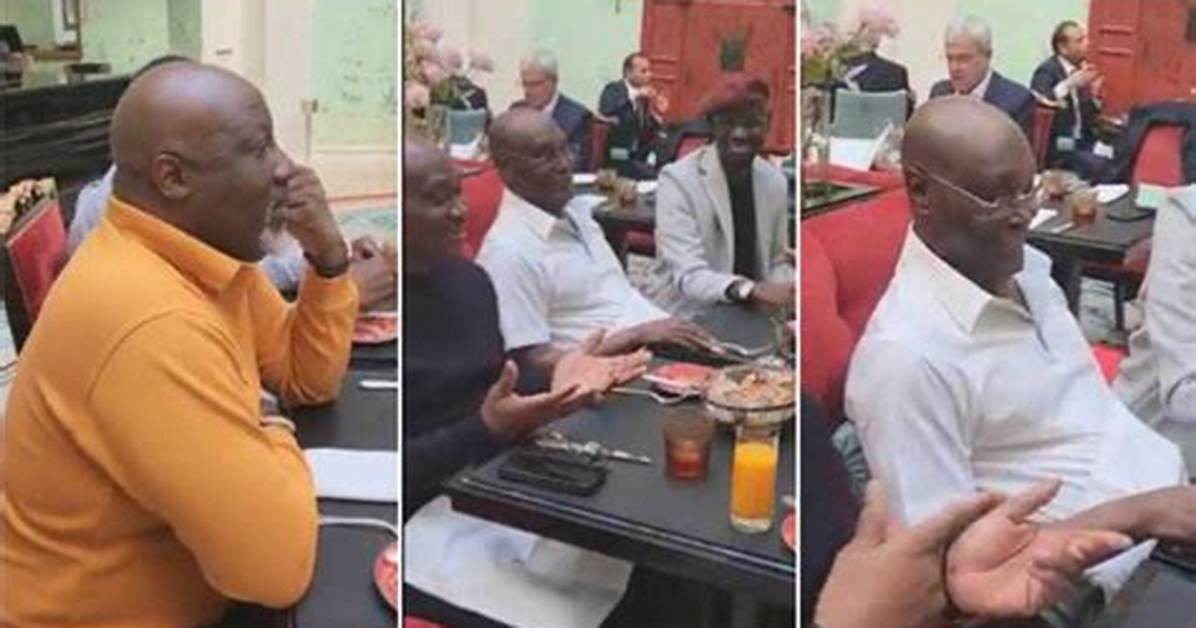 Fresh Video as Melaye Taunts Ffk, Eats with Atiku in European Restaurant