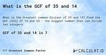 Gcf of 14 and 14