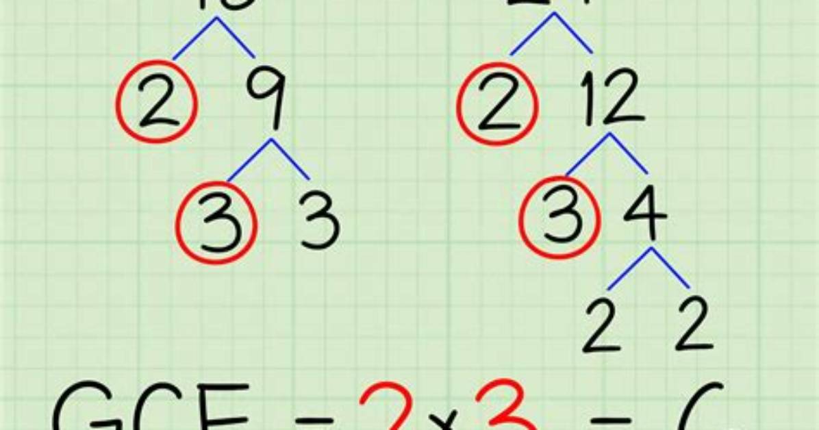 Gcf of 14 and 6