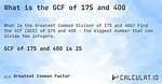 Gcf of 175 and 102
