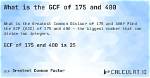 Gcf of 175 and 74