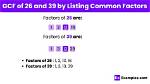 Gcf of 237 and 39