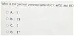 Gcf of 256 and 51