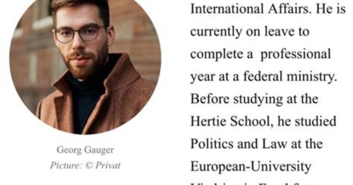 Georg Gauger Wiki | How Old Is He | Aidan Maese-Czeropski Partner Age