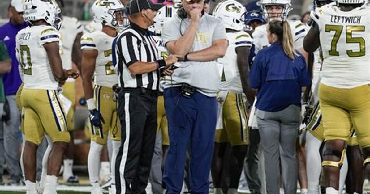 Georgia Tech Yellow Jackets Coaching Staff 2023