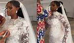 "God Help Me": Bride's Wedding Gown Cut with Scissors at Rccg Church, Video Goes Viral