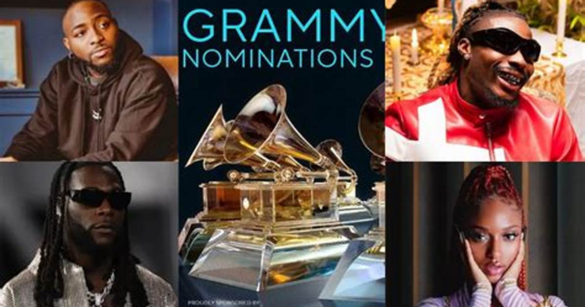 Grammy Nominations 2024 Full List: Davido, Ayra Starr Celebrate Their Achievements