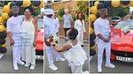 "He's Not Romantic": Lady Surprises Her Man with a Ferrari on His Birthday, Video of His Reaction Causes Stir