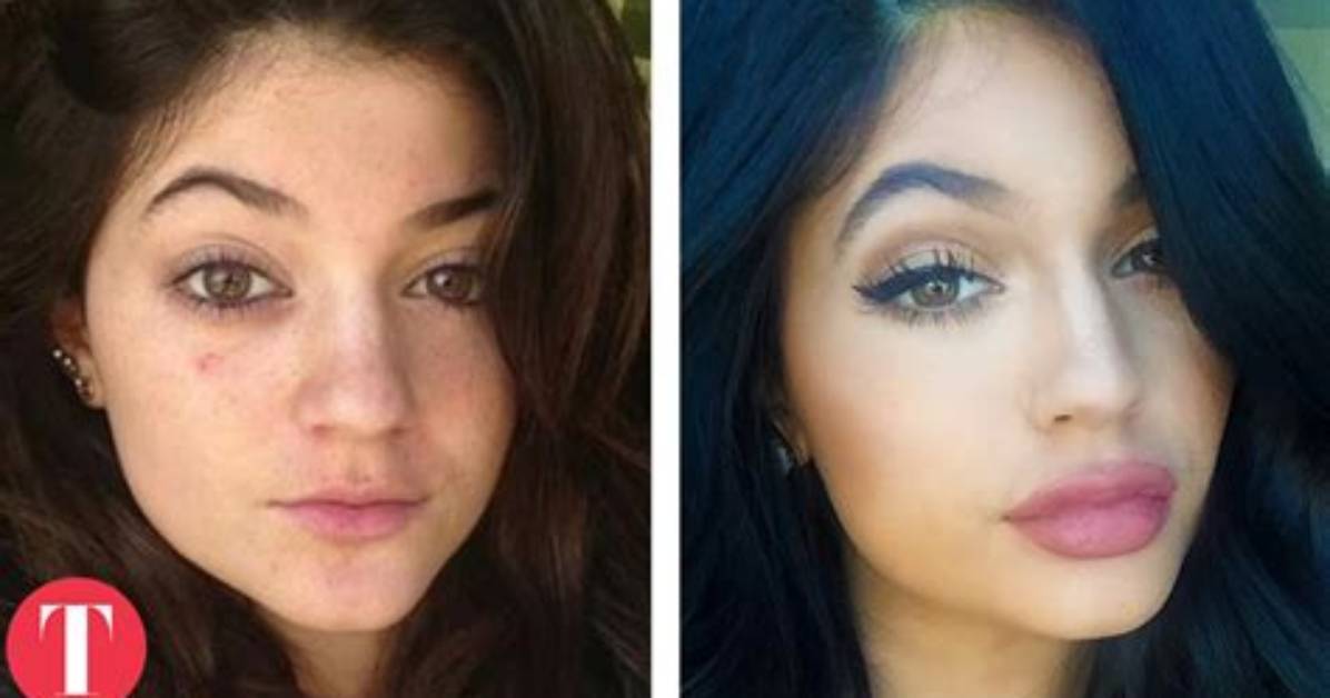Here Are 10 Celebrities Who Are Unrecognizable Without Makeup