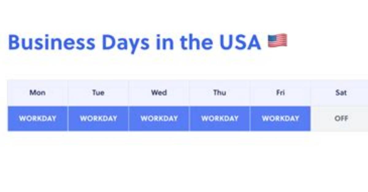 How Long Is 3 Business Days?