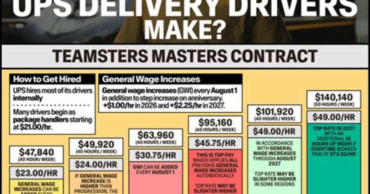 How Much Money Do Ups Drivers Make?