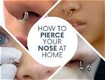 How to Pierce Your Nose at Home?
