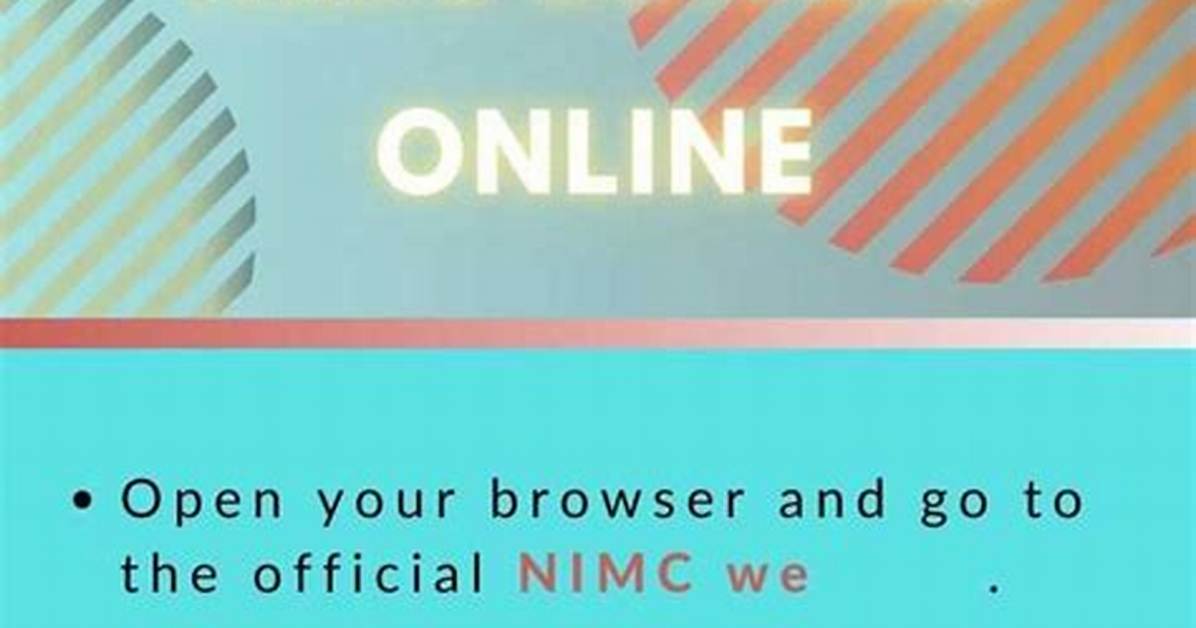 How to Use Nimc Tracking Id 2023: Complete Guide to the Portal