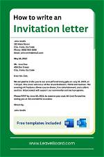 How to Write a Letter of Invitation (Samples Included)