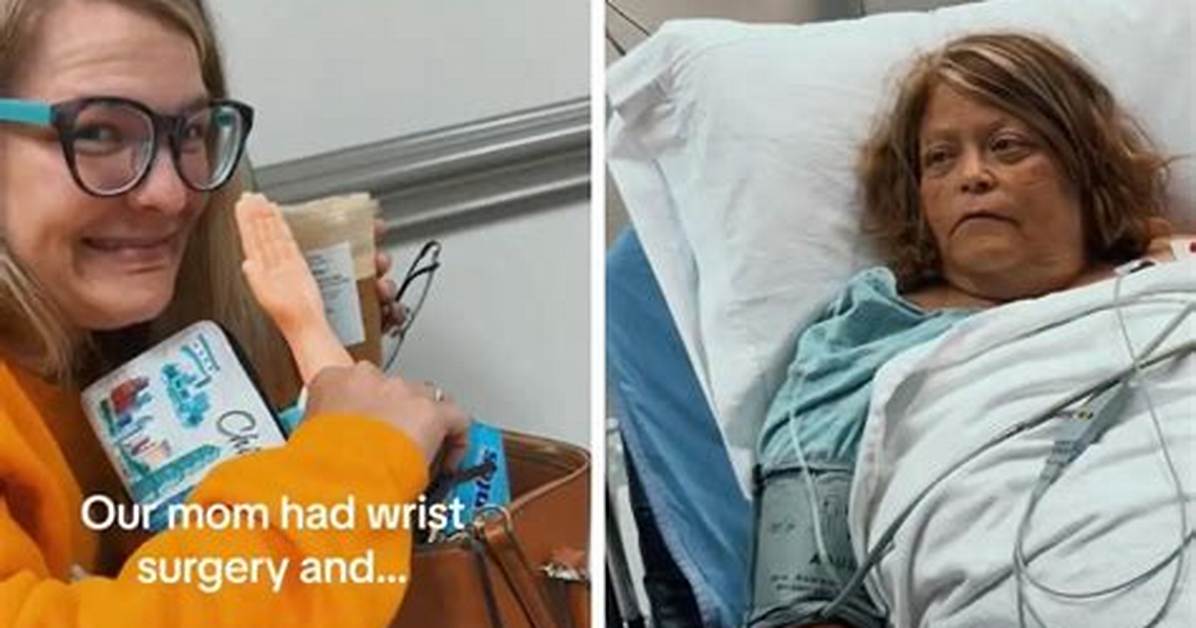 "I Gave You Mine" — Woman Pranks Mother with Little Hand After Wrist Surgery