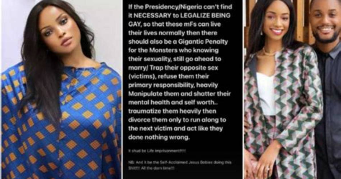 “Is This Subtle Shade? ” Blossom Chukwujekwu’s Ex-Wife Maureen Esisi Drags Men Who Like Men but Marry Women