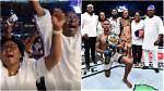 Israel Adesanya's Parents Celebrate as 'Stylebender' Becomes Ufc Undisputed Middleweight Champion