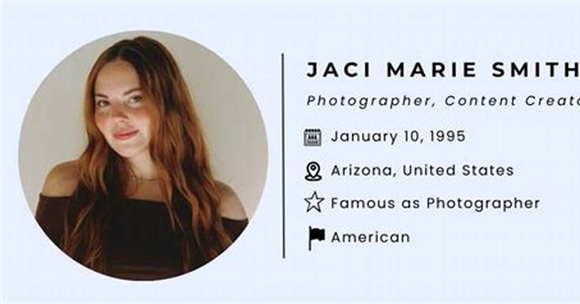Jaci Marie Smith Podcast, Bio, Wiki, Age, Husnand, Tiktok, Salary, and Net Worth