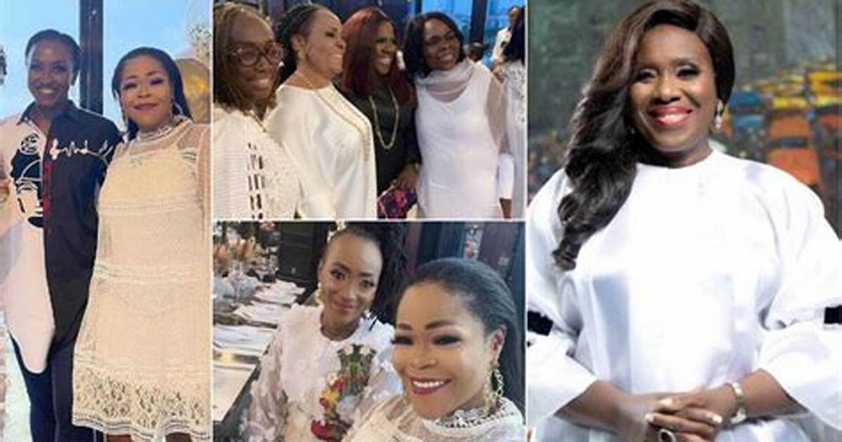 Joke Silva @ 60: Naija Celebs Step out in Fabulous White Outfits for Actress’ Surprise Birthday Party