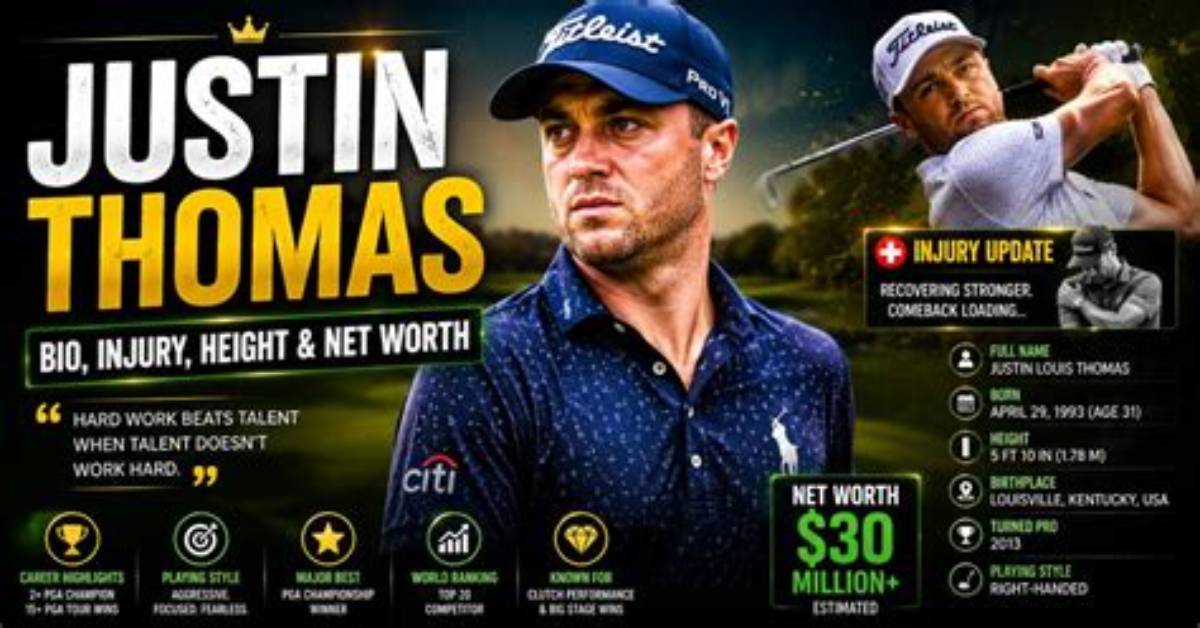 Justin Thomas- Height, Bio, Net Worth, Girlfriend, Dating