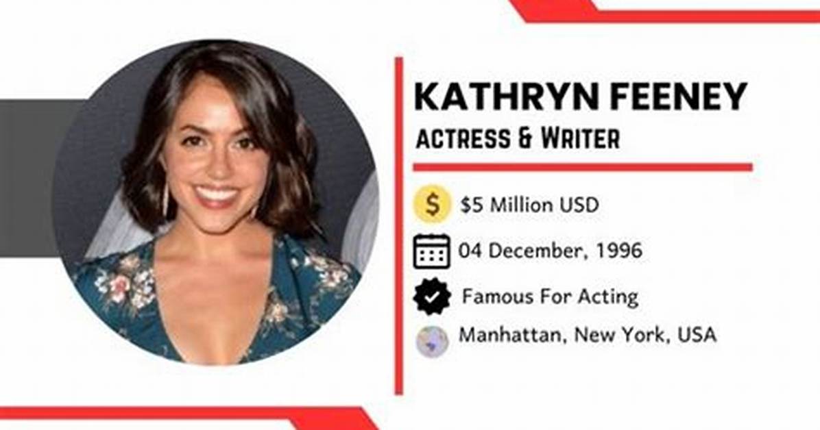 Kathryn Feeney Estimated Net Worth, Age, Affairs, Height, Dating, Relationship Stats, Salary as Well as Short Biography with Top 10 Popular Facts!