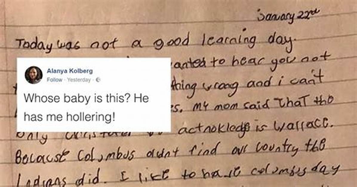 Kid Roasts Teacher for Teaching "Lies" About Christopher Columbus