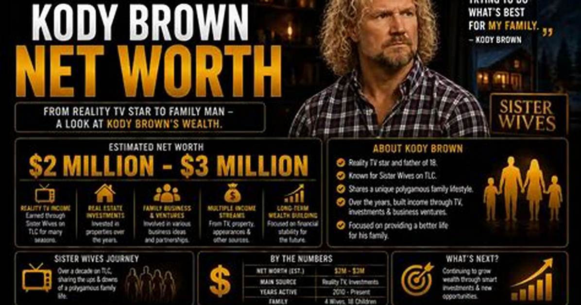 Kody Brown Net Worth – How Much Is Brown Worth?