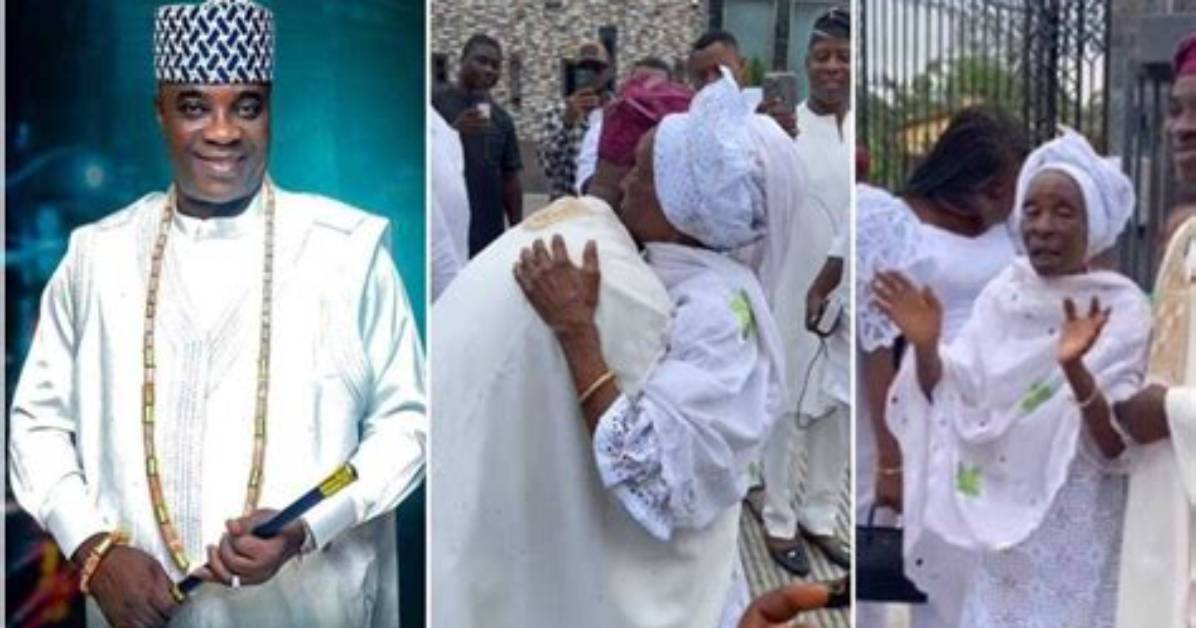 Kwam 1 Takes over Late Subomi Balogun’s Title During Ojude Oba Festival, His 103-Year-Old Mum Prays for Him