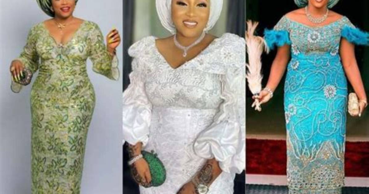 Latest Nigerian Lace Blouse Styles