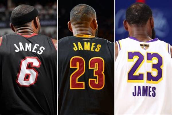 Lebron James Has Switched Jersey Numbers Multiple Times Throughout His Record-Breaking Career