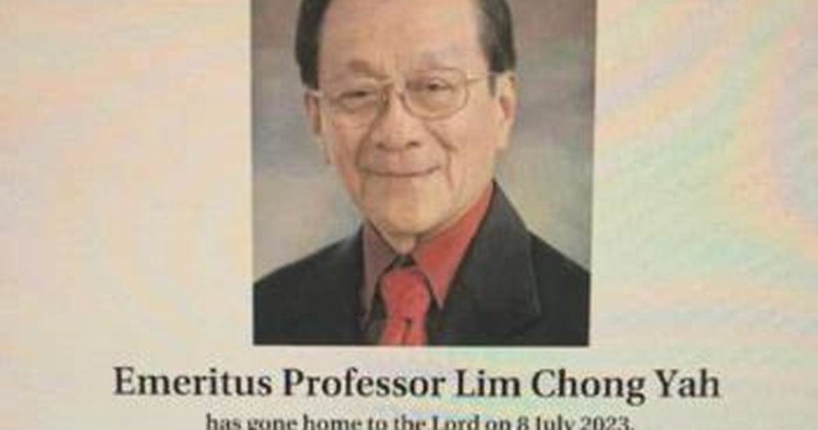 Lim Chong Yah Obituary and Death Cause | What Happened to Economist