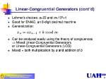 Linear Congruential Generator Calculator Quiz