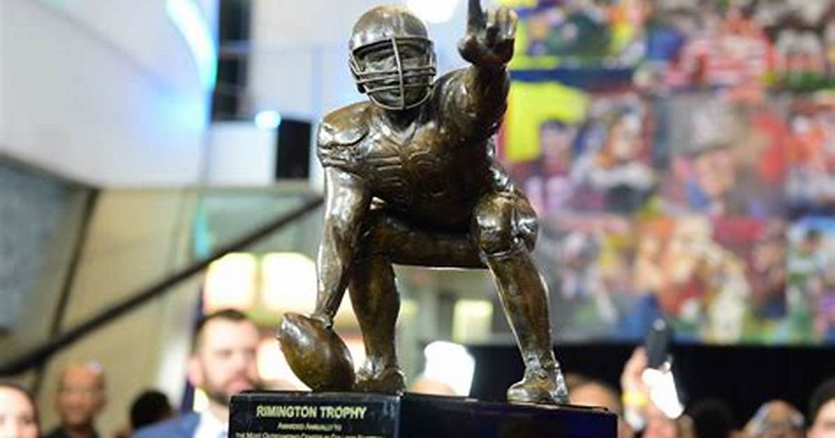 List of Rimington Trophy Winners by Year
