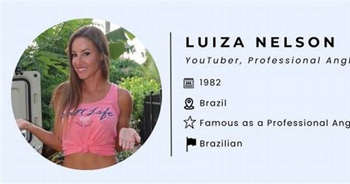 Luiza Nelson Net Worth – How Much Is Luiza Nelson Worth?