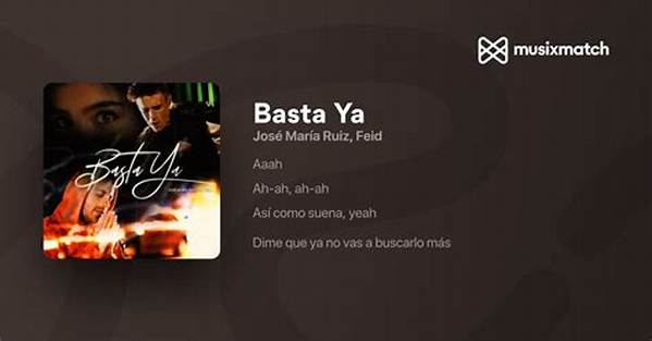 Lyrics & Translations of ¡Basta Ya! by Rey Chavez