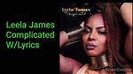 Lyrics & Translations of Complicated by Leela James