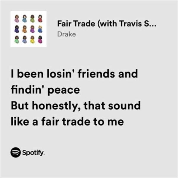 Lyrics & Translations of Fair Trade by Travis Scott & Drake
