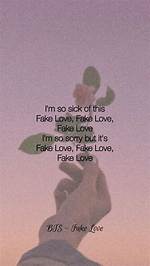 Lyrics & Translations of Fake Love by Phil Smooth