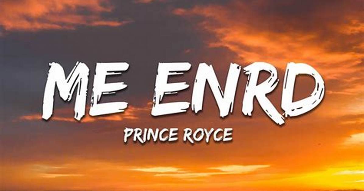 Lyrics & Translations of Me Enrd by Prince Royce