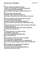 Lyrics & Translations of Moana by G-Eazy & Jack Harlow