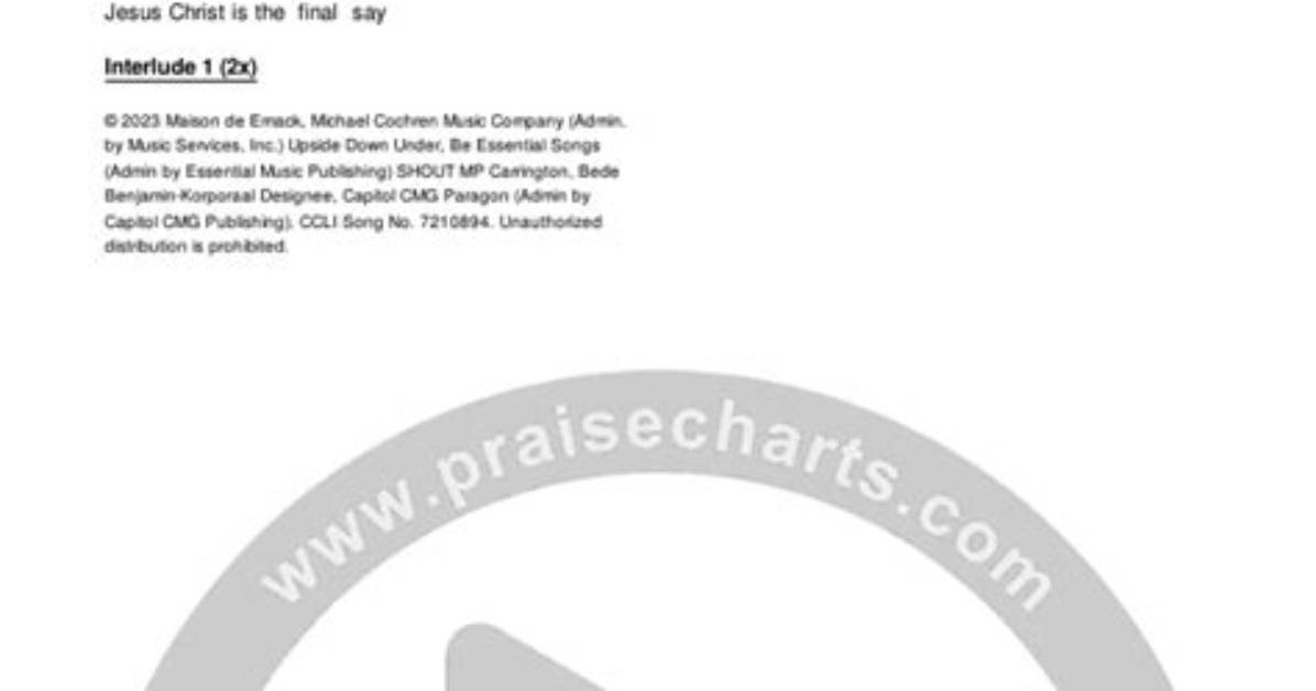 Lyrics & Translations of the Final Say by Caskets