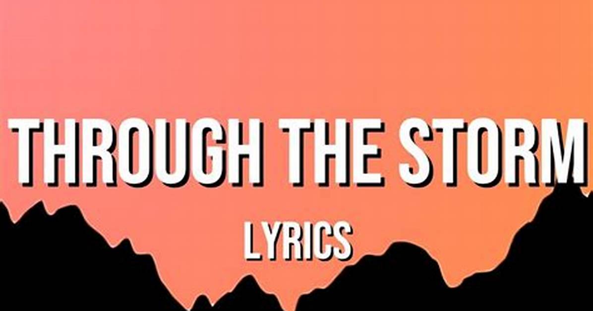 Lyrics & Translations of Through the Storm by Nba Youngboy
