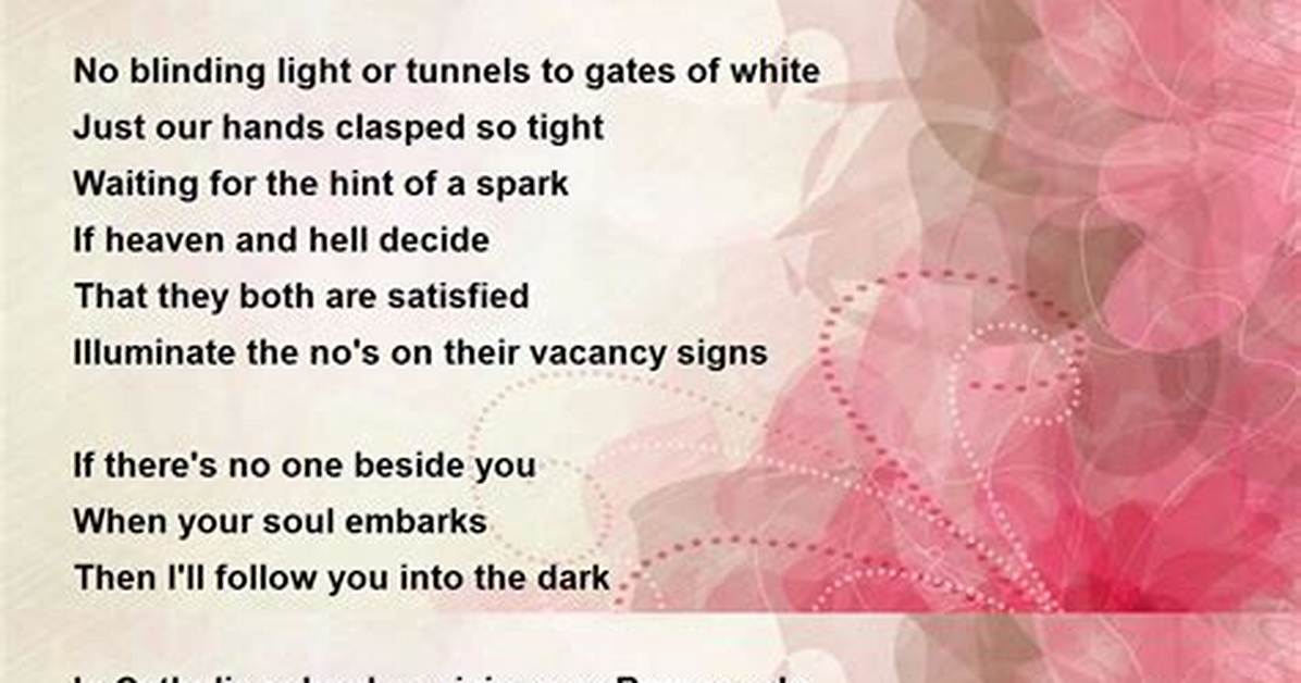 Lyrics & Translations of Waterfalls by Death Cab for Cutie
