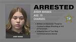 Madison Trumpy, Student Arrested for Threat