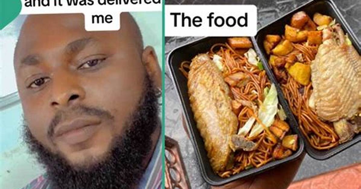 Man Buys One Plate of Spaghetti with Two Chunks of Turkey for N1000, Posts Video on Tiktok