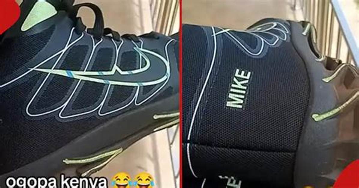 Man Disappointed After Buying Fake Nike Shoes at Night, Netizens React: "Imeandikwa Mike"