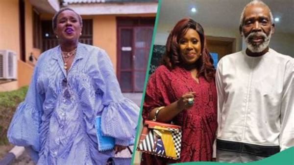 Man Queries How Joke Silva Still Enjoys Bedroom Pleasures Despite Olu Jacobs’ Health Condition