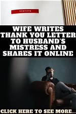 Man's Mistress Writes Letter to House Wife