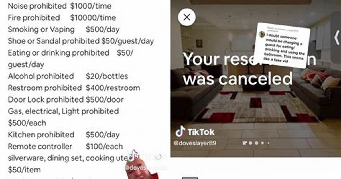 Man Shares "Insane" List of Airbnb Fines, Including $50 a Day for Wearing Shoes — "Hotels Are Making a Comeback, Airbnb Is Flopping"
